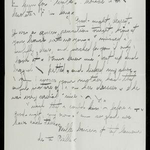 a page of handwritten text