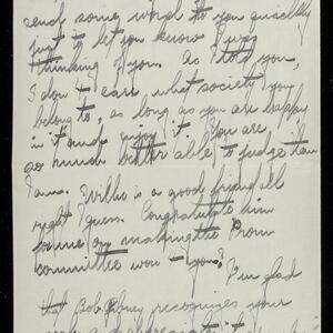 a page of handwritten text