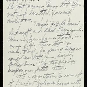 a page of handwritten text