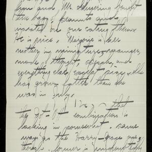 a page of handwritten text