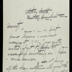a page of handwritten text