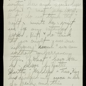 a page of handwritten text