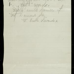 a page of handwritten text