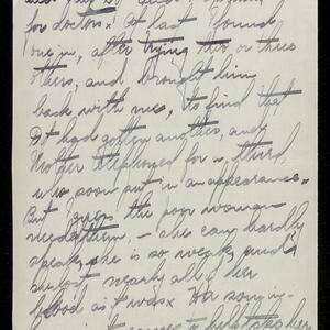 a page of handwritten text