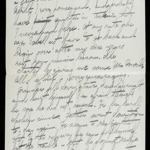 a page of handwritten text
