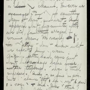 a page of handwritten text