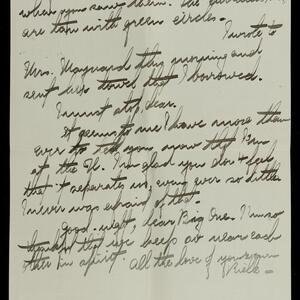 a page of handwritten text