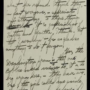 a page of handwritten text