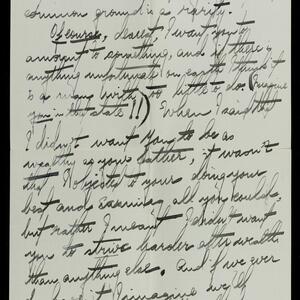 a page of handwritten text