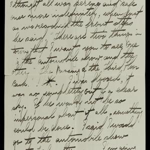 a page of handwritten text