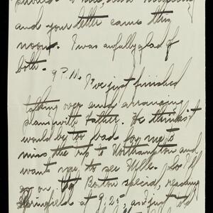 a page of handwritten text