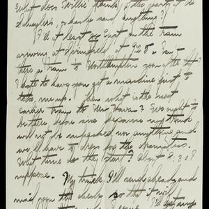 a page of handwritten text