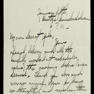 a page of handwritten text