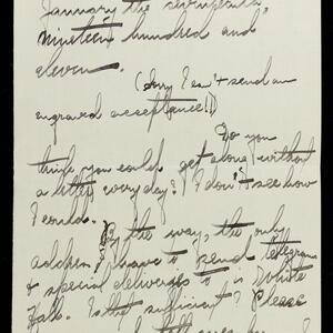 a page of handwritten text