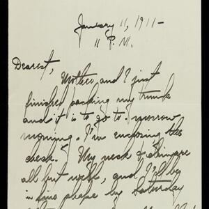 a page of handwritten text