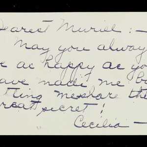 a page of handwritten text