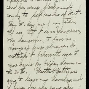 a page of handwritten text
