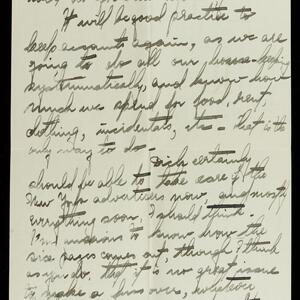 a page of handwritten text