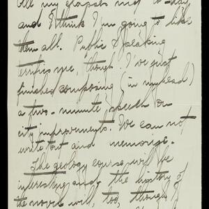a page of handwritten text