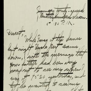 a page of handwritten text