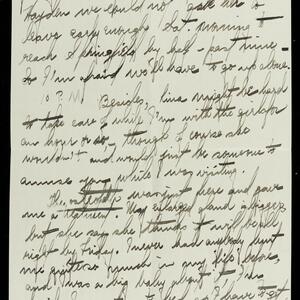 a page of handwritten text