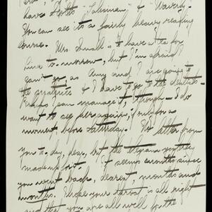 a page of handwritten text