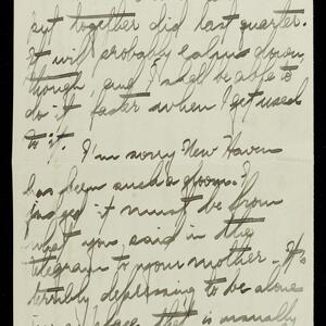 a page of handwritten text