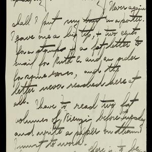 a page of handwritten text