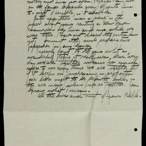 a page of handwritten text
