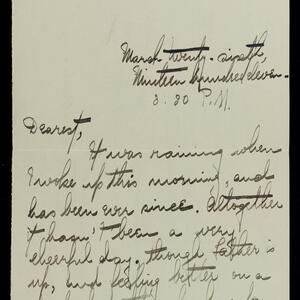 a page of handwritten text