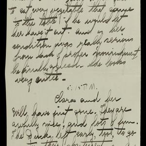 a page of handwritten text