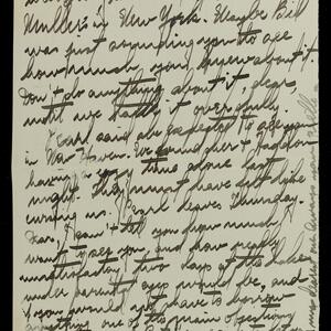 a page of handwritten text