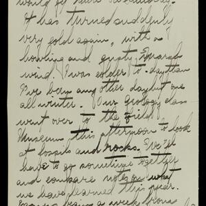 a page of handwritten text