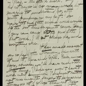 a page of handwritten text