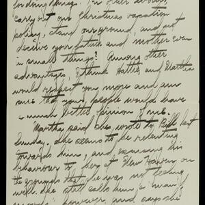 a page of handwritten text