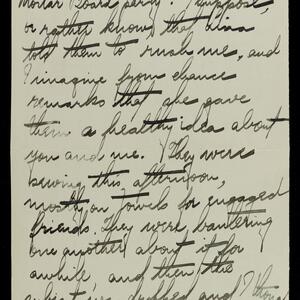 a page of handwritten text