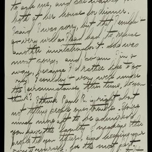 a page of handwritten text