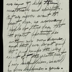 a page of handwritten text