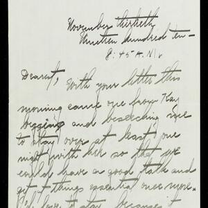 a page of handwritten text