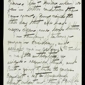a page of handwritten text