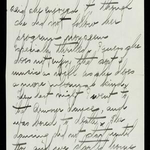 a page of handwritten text
