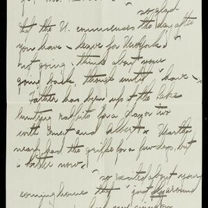 a page of handwritten text