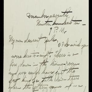 a page of handwritten text