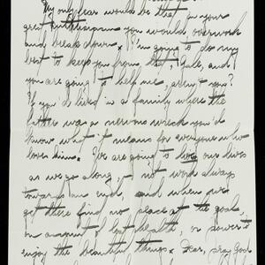 a page of handwritten text