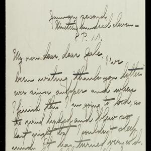 a page of handwritten text
