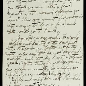 a page of handwritten text