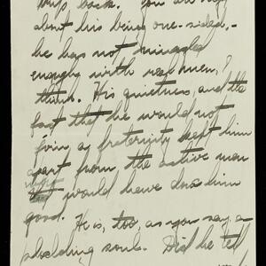 a page of handwritten text