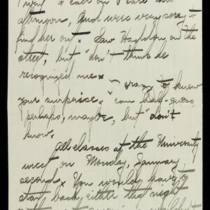 a page of handwritten text