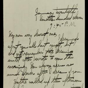 a page of handwritten text