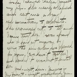 a page of handwritten text